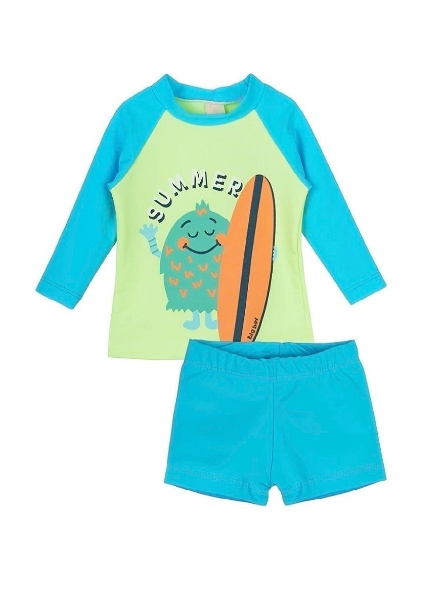 CONJUNTO ART.23 T.9/12 12/18 24 36M  BEBE UV EST.MOUNSTRO REMERA Y SHORT UV
Talles: 12M A 36