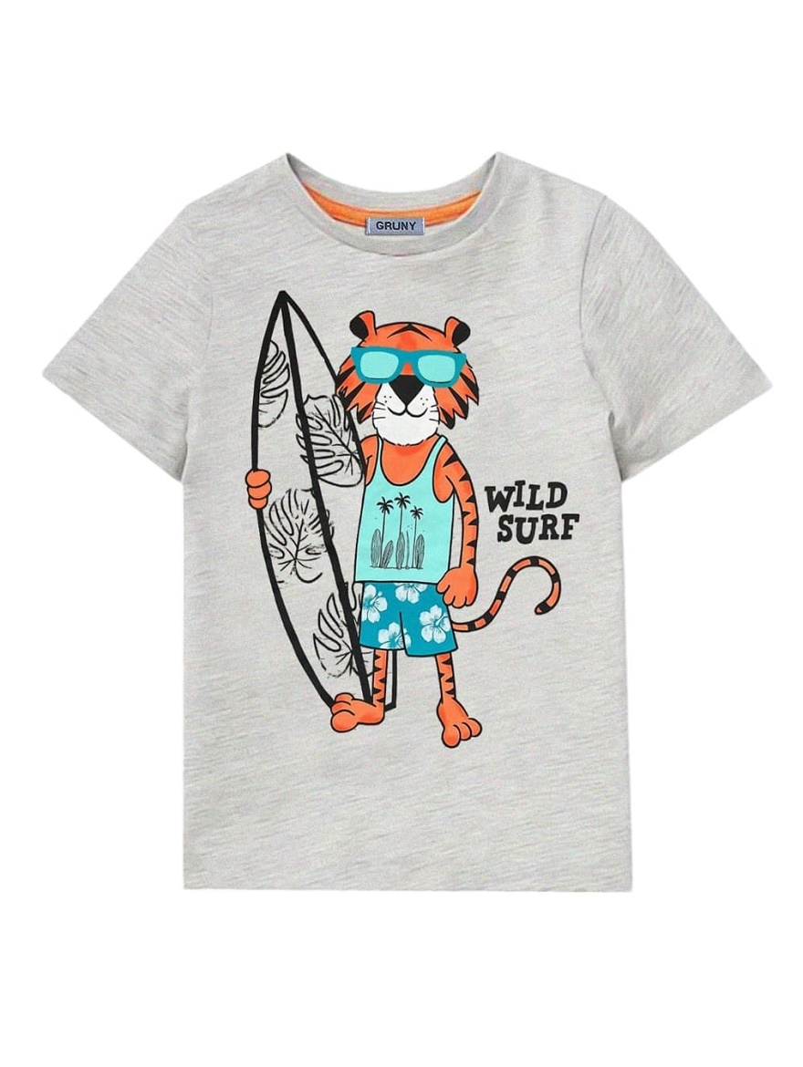 REMERA ART.5004 T.12/18/24/36/48M BEBE ESTAMPA TIGRE CON TABLA
Talles: 12M A 48