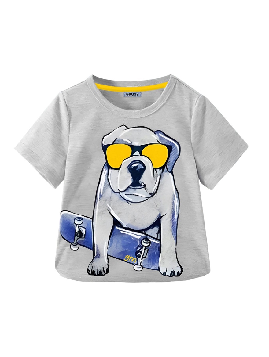 REMERA ART.5010 T.18/24/36M BEBE ESTAMPA PERRO CON SKATE
Talles: 18 A 36M