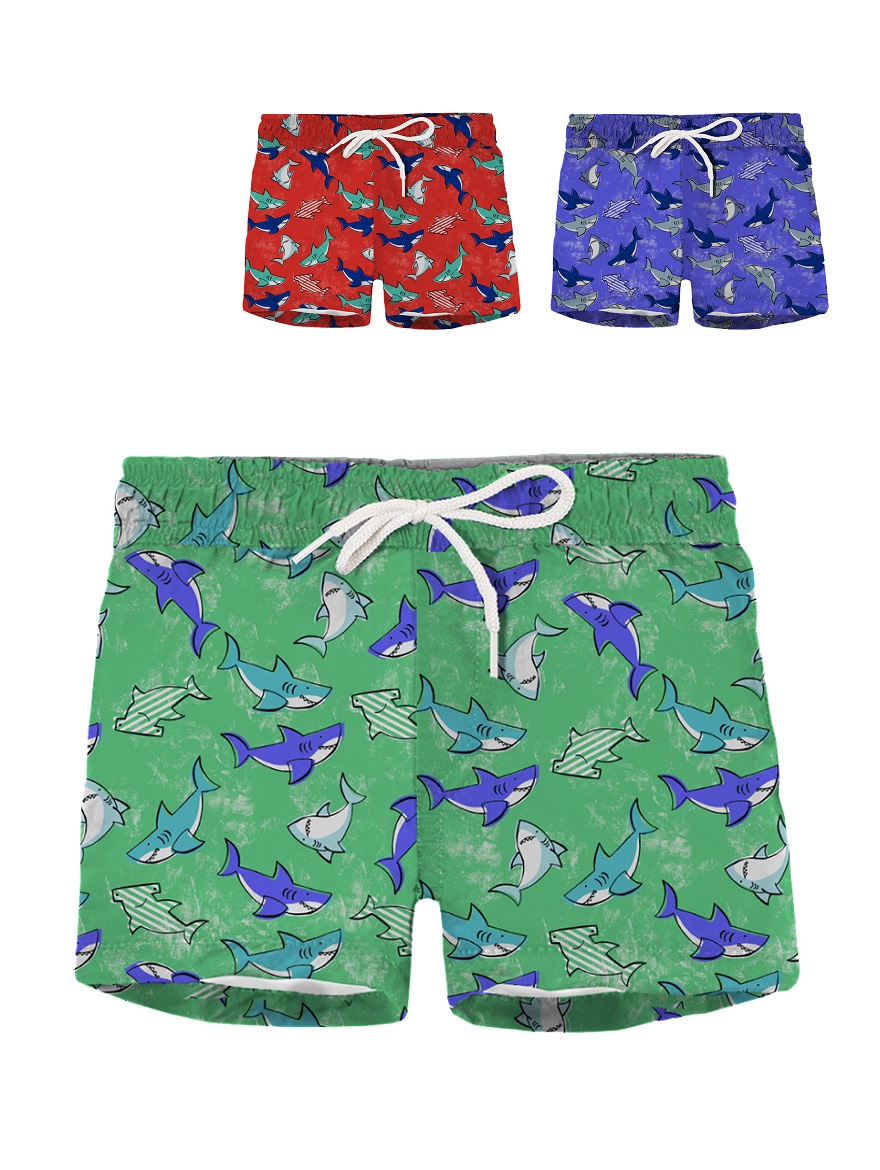 SHORT DE BAÑO ART.263264 T.24/36/48M BEBE TIBURONES
Talles: 24 A 48M