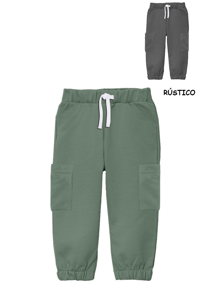 JOGGER ART.263353 T.24M BEBE RUSTICO CARGO
Talles: 24 M