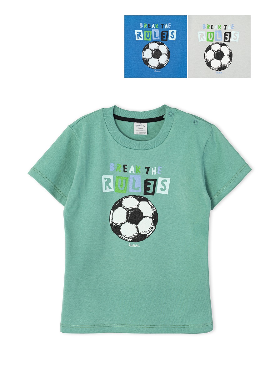 REMERA ART.3863 T.18/24/36M BEBE CON EST.PELOTA
Talles: 18 A 36M