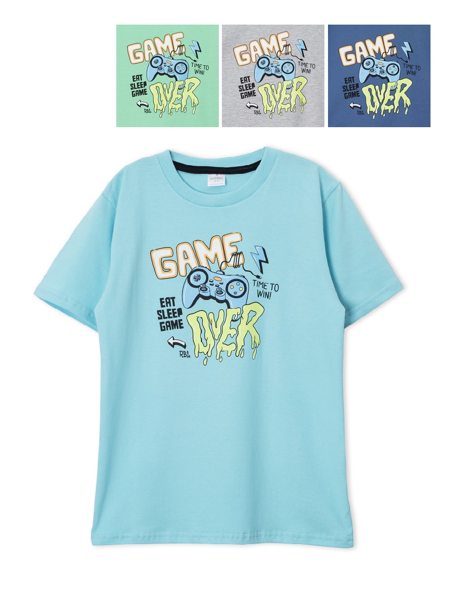 REMERA ART.3952 T.6/8/10/12 VARON CON ESTAMPA GAME OVER
Talles: 6 A 12