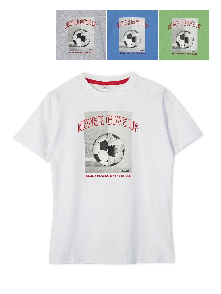 REMERA ART.3954 T.4/6/8/10/12 VARON CON ESTAMPA FUTBOL
Talles: 4 A 12