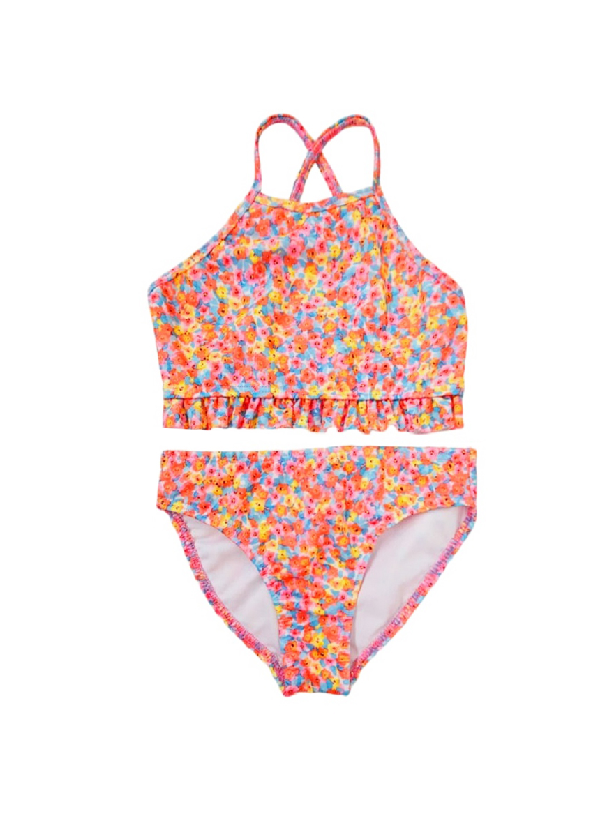 BIKINI ART.6672 T.4/6/8 NENA TOP AL CUELLO C/VOLADOS EST. FLORES CHICAS
Talles: 4 A 8