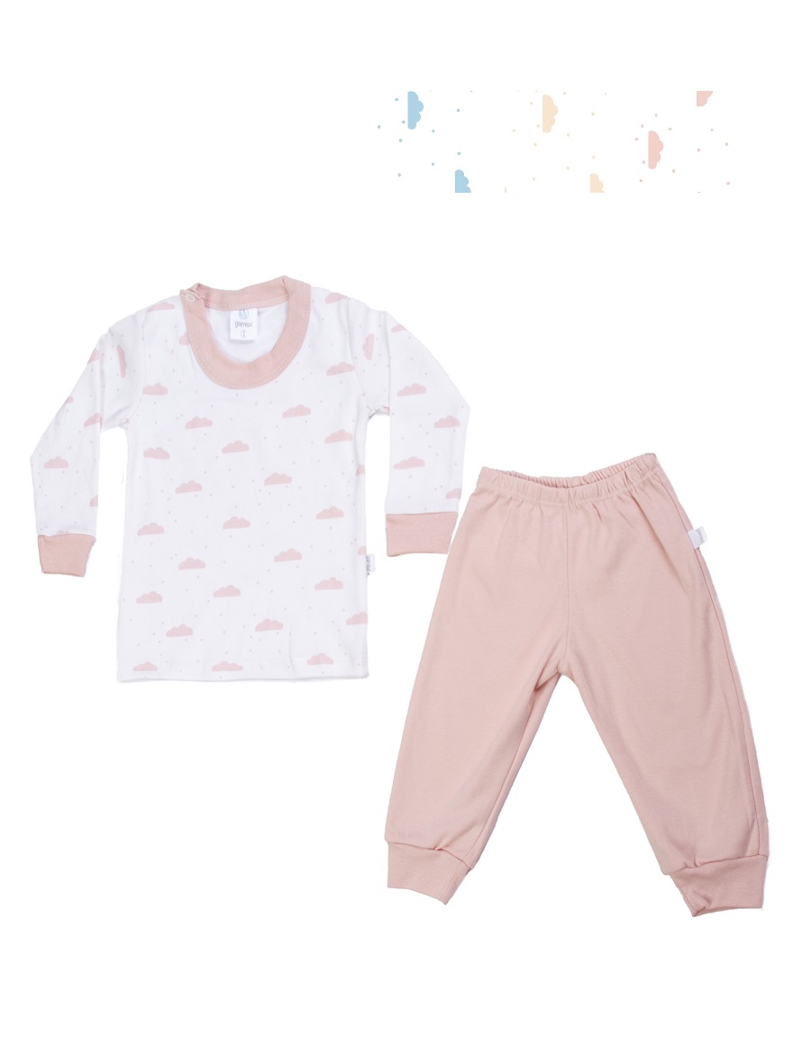 PIJAMA ART.2628 T.2/3/4 BEBE ESTAMPADO SOFT LINEA NUBES
Talles: 2/3/4